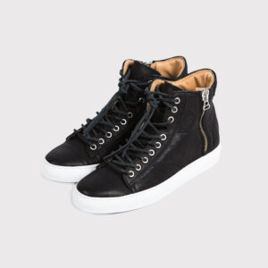 Leather Hi-top sneakers