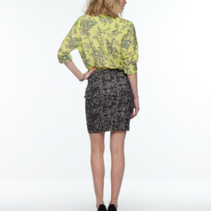 Pencil Skirt with Biker Zip Pockets